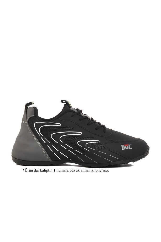 Siyah Memory Foam Dar Kalıp Hafif Erkek Spor Ayakkabı 250443 M - 1