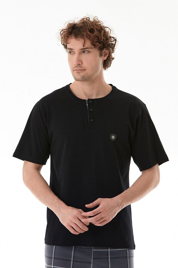 Ekose Desenli Pijama Takımı - 3
