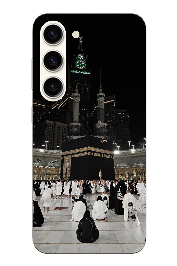 Samsung Galaxy S23 Compatible Kaaba Umrah Transparent Silicone Case