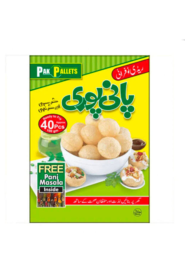 Pak Pallets Pani Puri-golgappa