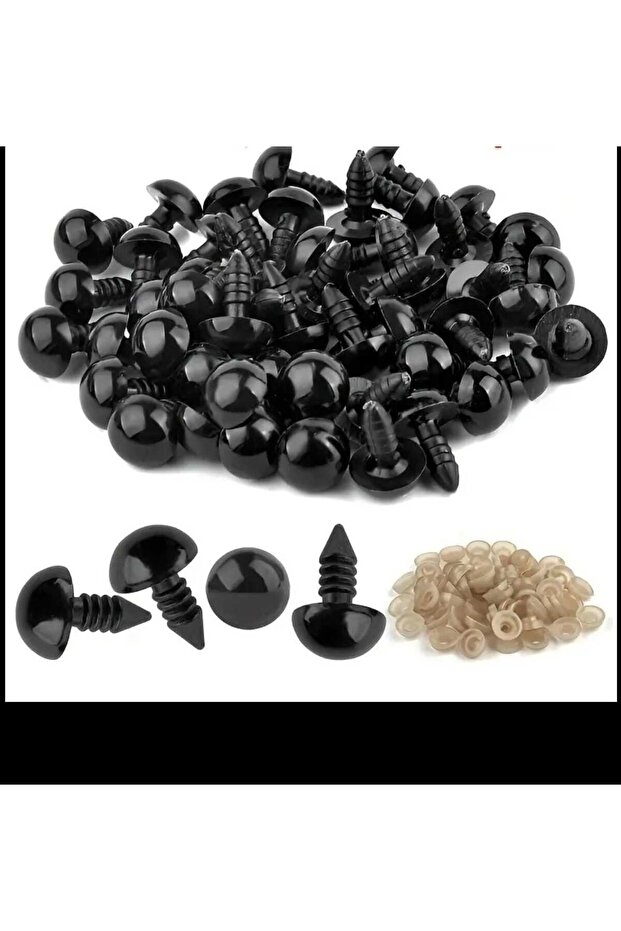 Amigurumi Screw Eye 5 mm 100 Pieces