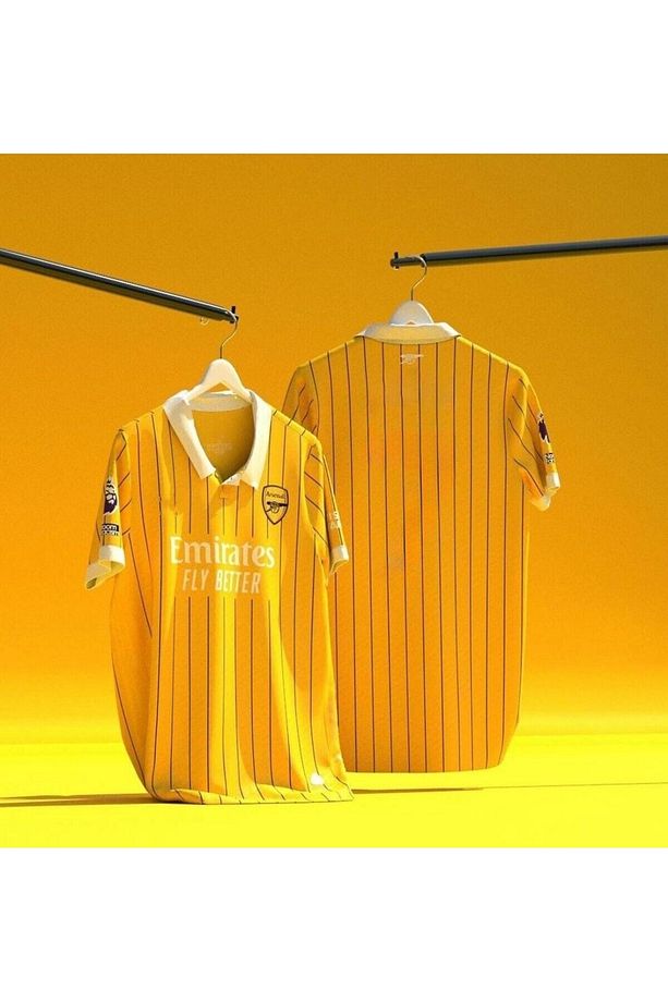 A.r.s.e.n.a.l 2024/25 Yeni Sezon Isimsiz Özel Konsept Forması (YELLOW) - 2