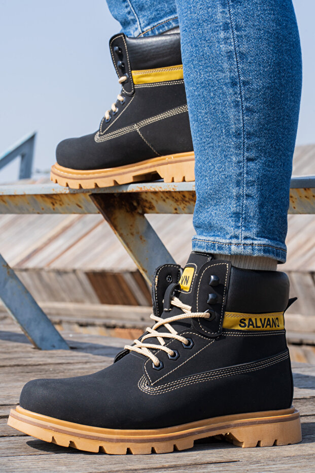 Hansel 3pr Sıyah Multı Erkek Worker Bot - 8