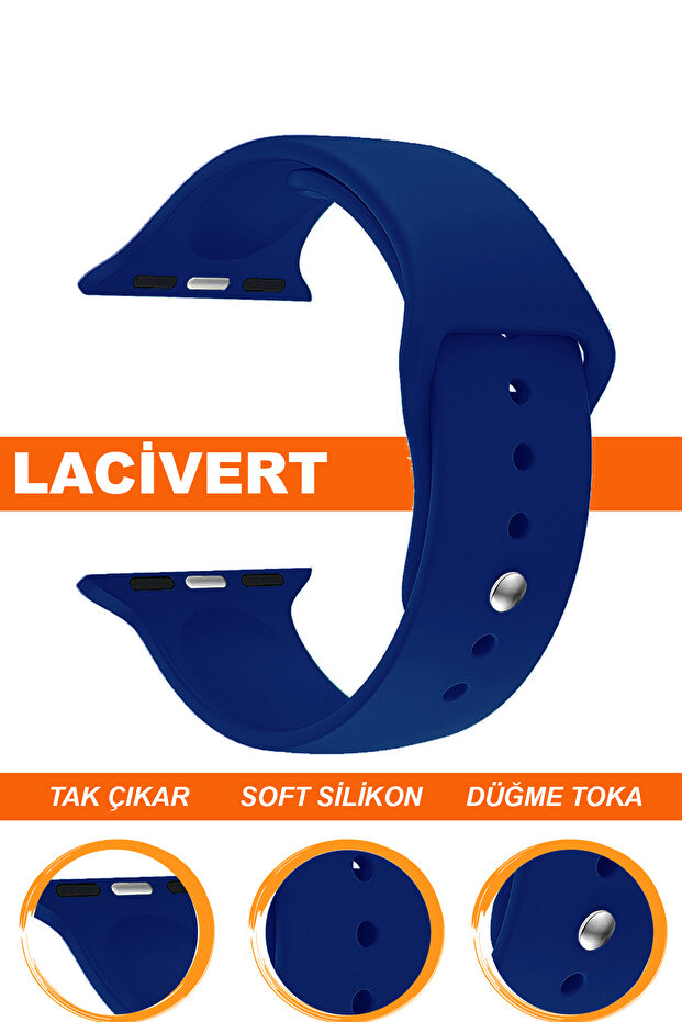 Apple Watch Compatible Series 1/2/3/4/5/6/Se/7/8/9 Ultra/Ultra2 42/44/45/49mm Silicone Cord Strap S09Ad