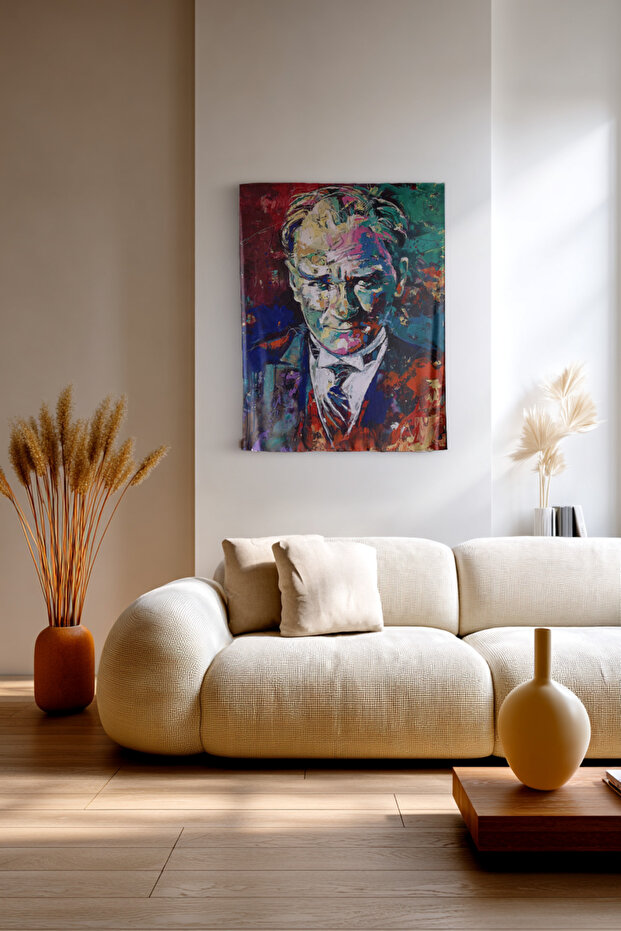 Mustafa Kemal Atatürk Duvar Halısı Duvar Örtüsü - 1