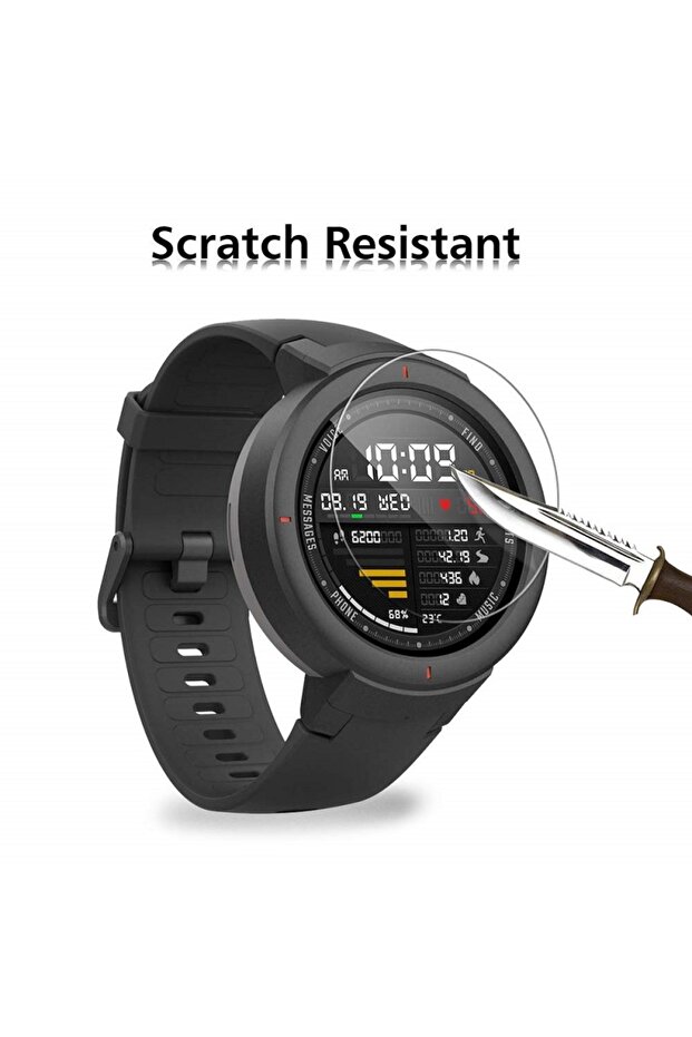 Amazfit Bip 3 Pro Screen Protector Full Coverage Transparent Tpu Film 2 Pieces - 3
