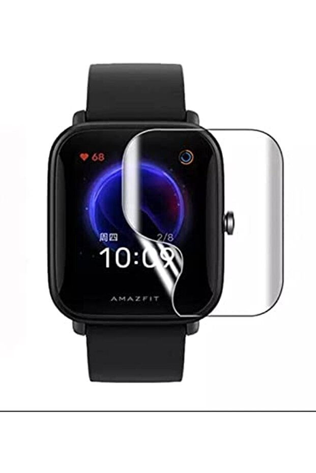 Amazfit Bip 3 Pro Screen Protector Full Coverage Transparent Tpu Film 2 Pieces - 5