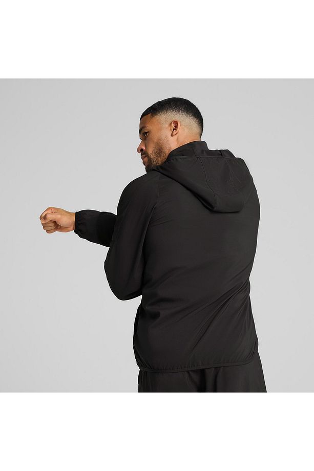 Tad Tech Woven Full Zip Erkek Siyah Eşofman Üstü - 3