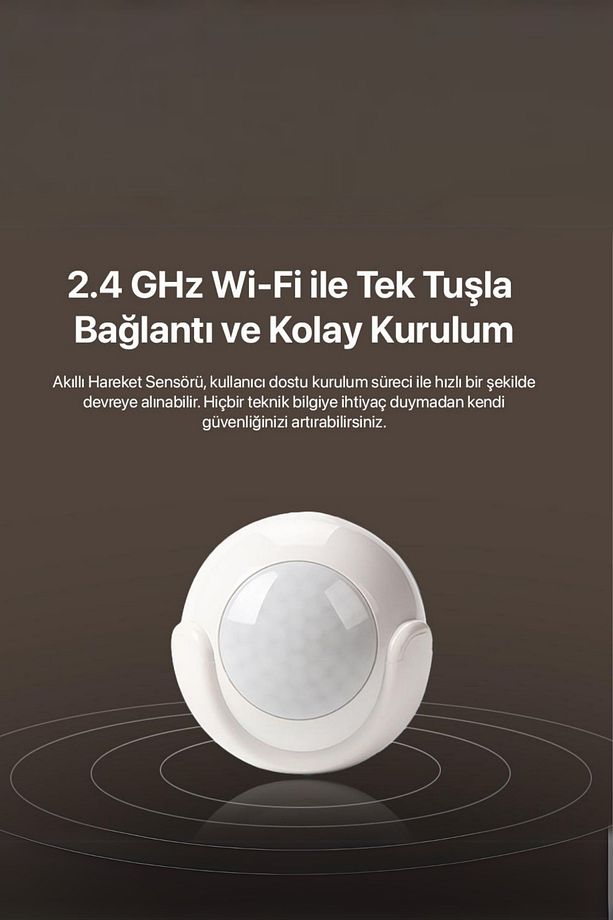 Akıllı Hareket Sensörü Zigbee Mobil Kontrol Gerçek Zamanlı Izleme Sağlayan Pır Sensörü (150°) X7613 - 4
