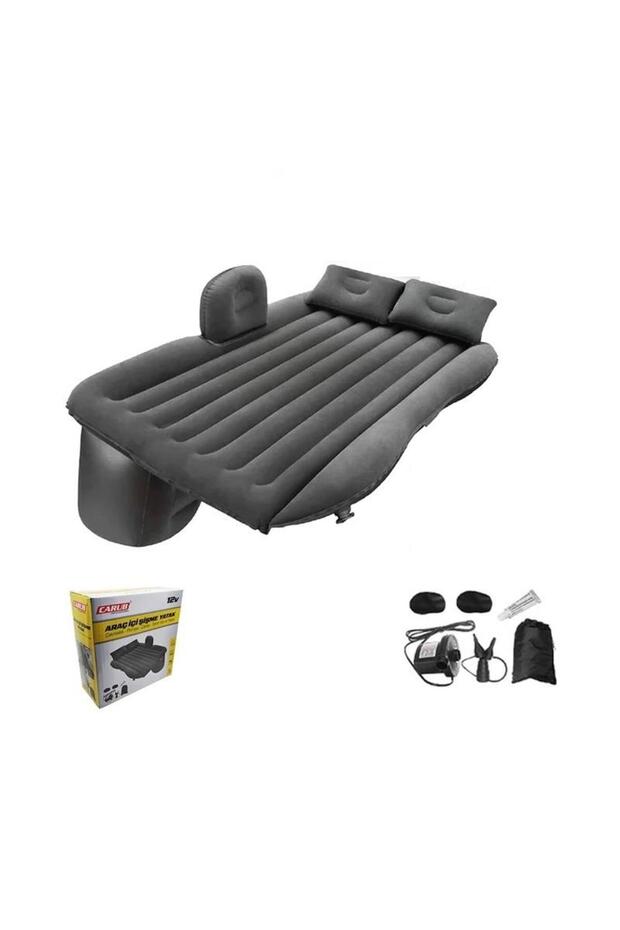 Carub Car Interior 12V Inflatable Mattress Pump + Pillow Set