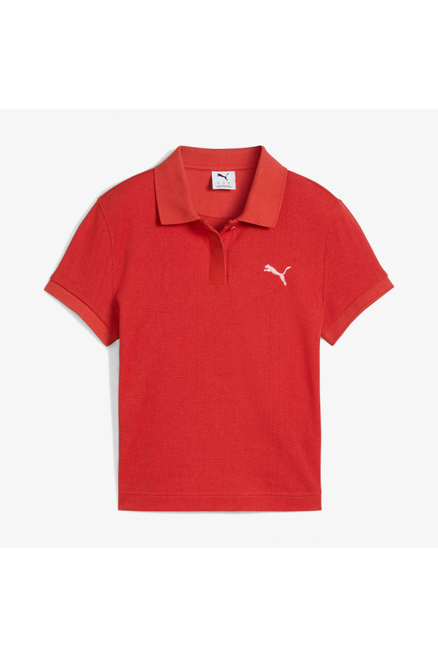 Premium Ess Polo Kadın Kırmızı Polo - 4