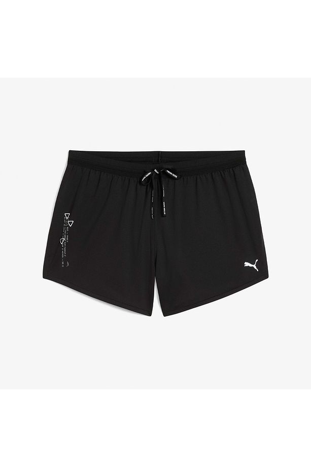 Evryday Knit 3 Splt Kadın Siyah Koşu Şortu - 4