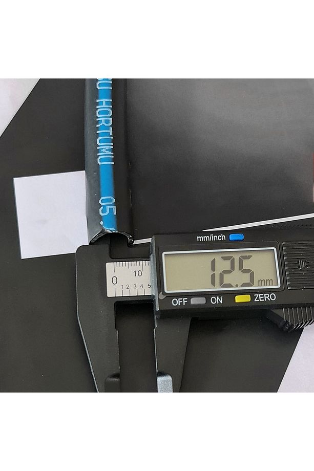 Dayanıklı 15 Metre 3 Katlı Sağlam Termo Kauçuklu Bahçe Su Hortumu Sulama Yıkama Hortum 12.5 mm 1/2" - 3