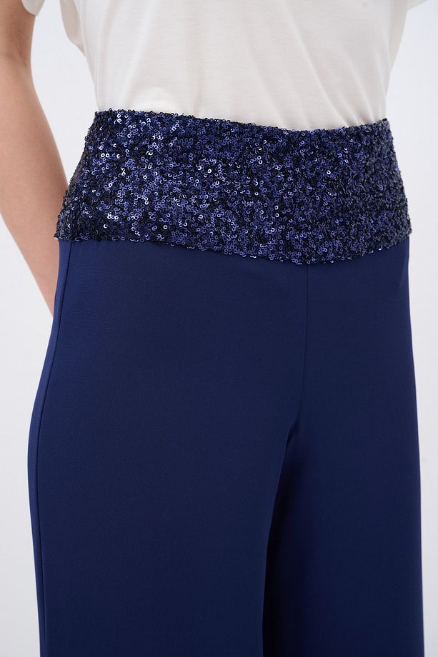 Payet Detaylı Pantolon - 4