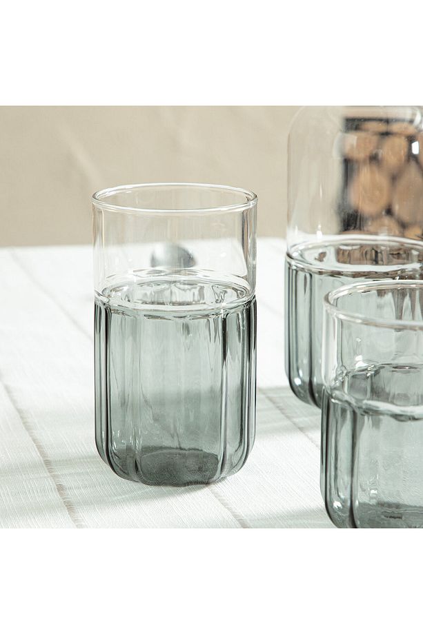 Enric Meşrubat Bardağı 450 Ml Gri - 2