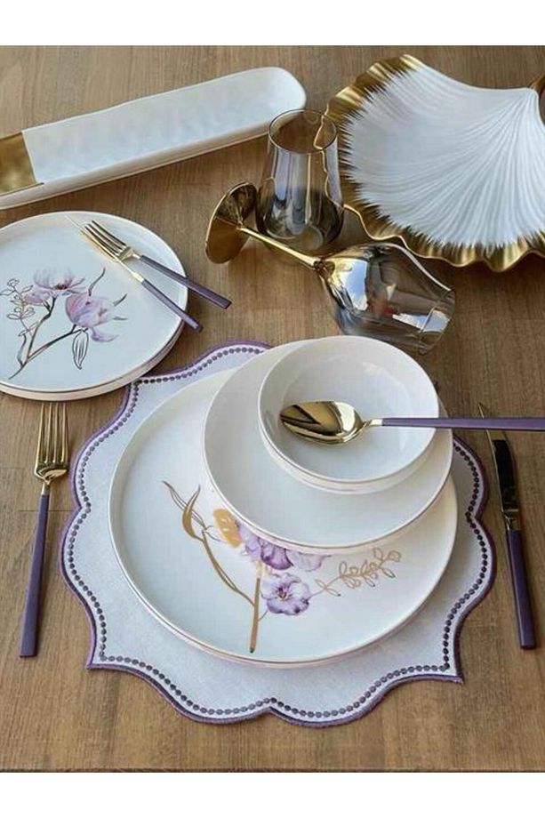 Pure Bone Modern Violet 48 Parça 12 Kişilik - 4