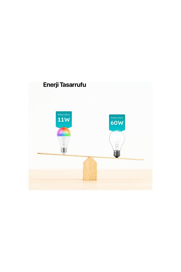 2aa01 Lumi Çok Renkli Led Wi-fi Akıllı Ampul - 7