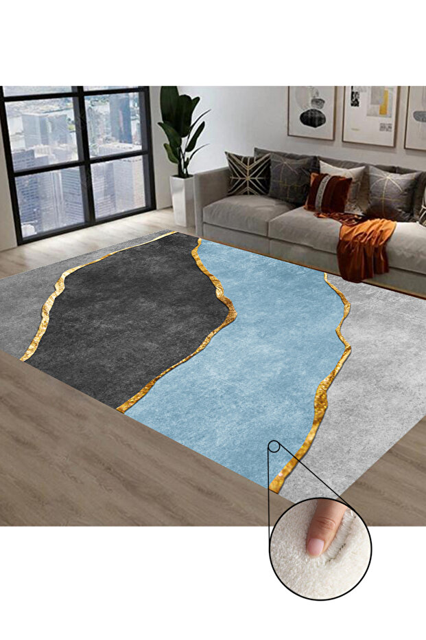 Rectangular Soft Touch Carpet Multicolour 160*230cm - 1