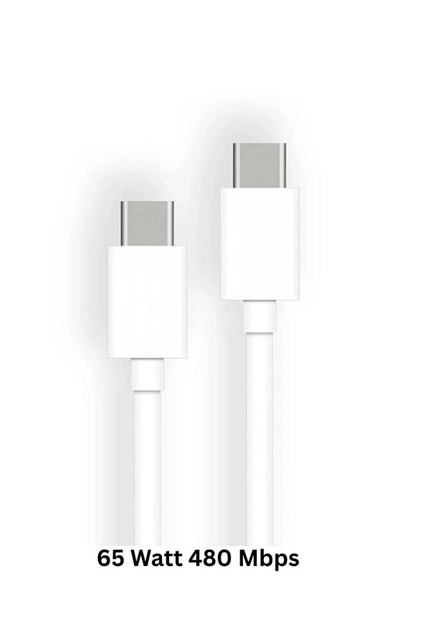 Huawei Matebook Uyumlu 65watt Şarj Kablosu Type-c To Type-c 3.0a 1.2mt - 1