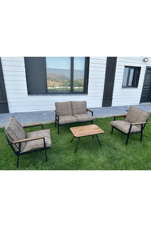 DURU 2-1-1- SEHPA HEDİYELİ , BAHÇE BALKON MOBİLYASI ,ÇAY SETİ , OTURMA GRUBU , CAFE PROJE - 2