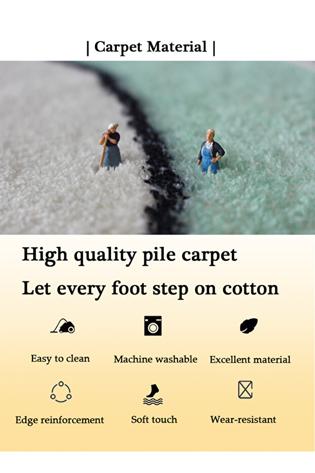 Rectangular Soft Touch Carpet Multicolour 160*230cm - 4