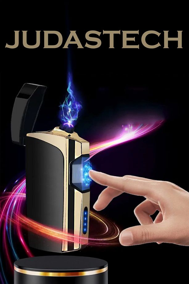 K12 Usb Şarjlı 4 Arc Dokunmatik Sensörlü Alevsiz Çakmak -New Style - 1
