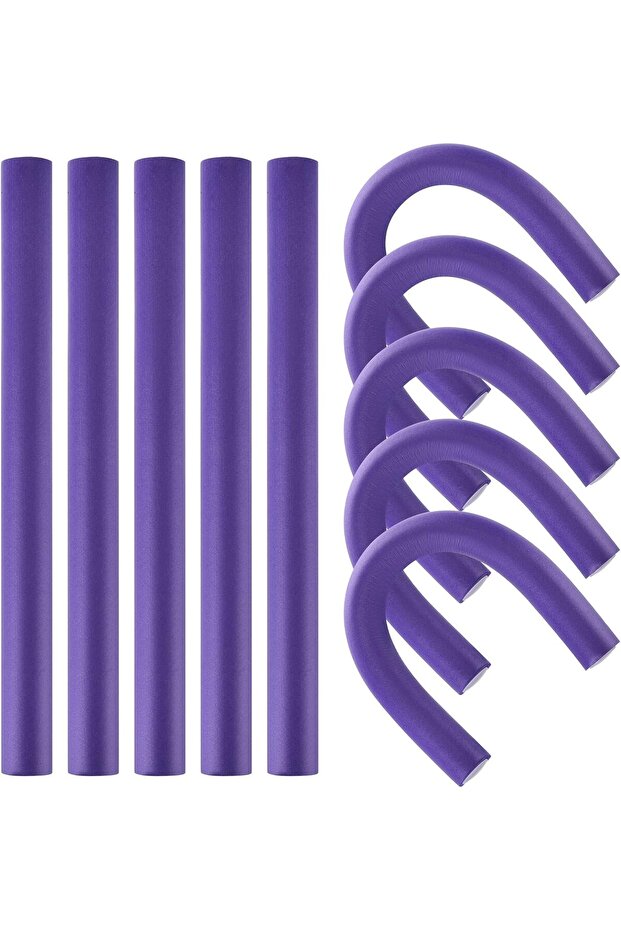Flexible Hair Styling Curlers Twist Roller Foam Rods (10 pcs)
