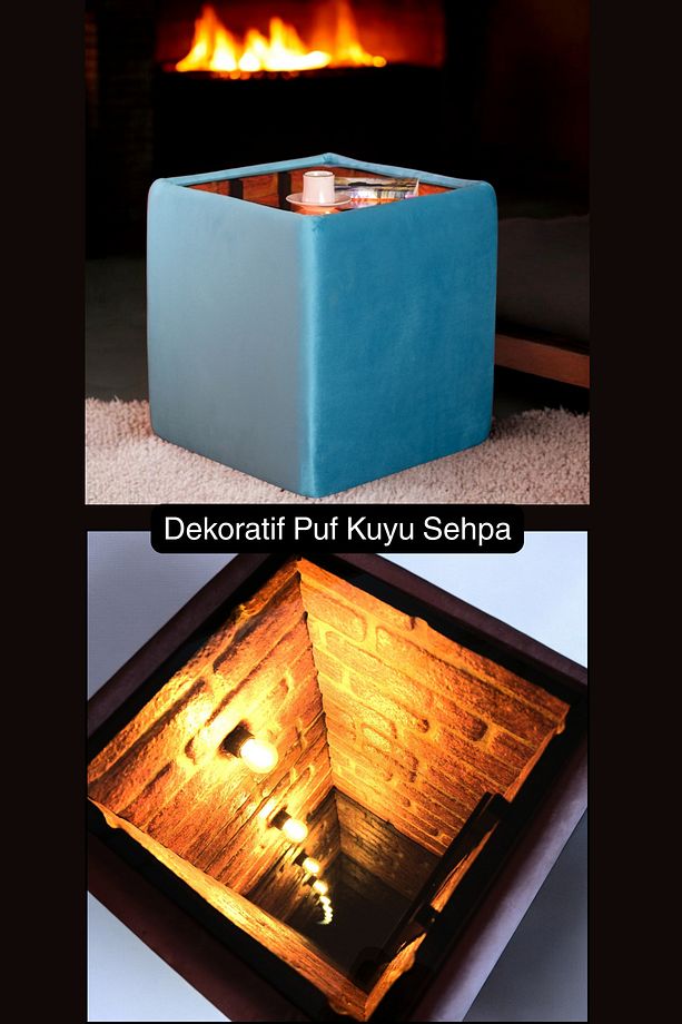 Puf Kuyu Sehpa ,Yan Sehpa, Kahve Sehpası, Sonsuzluk Sehpası, - 1