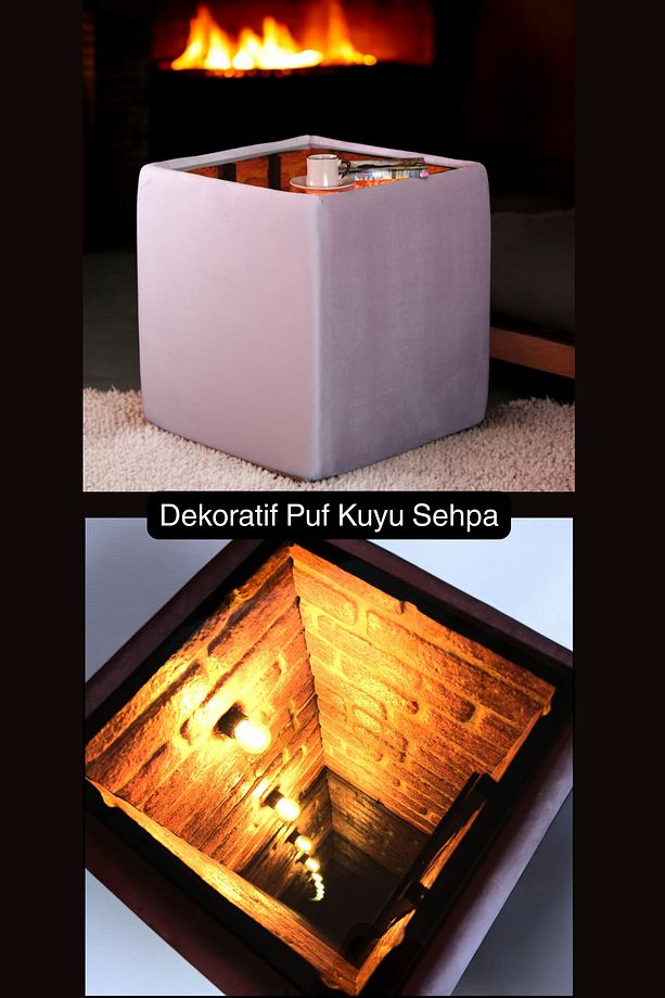 Puf Kuyu Sehpa ,Yan Sehpa, Kahve Sehpası, Sonsuzluk Sehpası, - 1