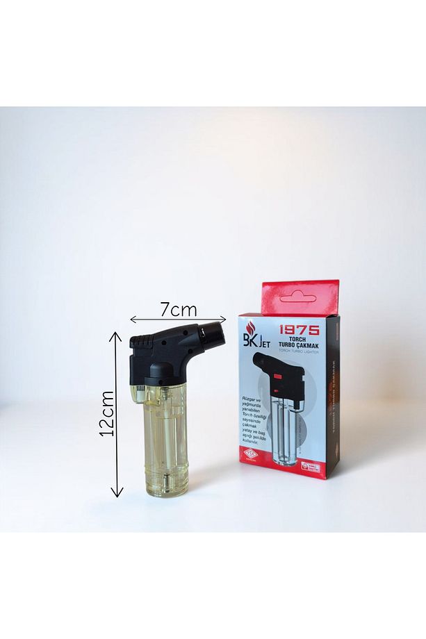 BkJet 1975 Torch Turbo Çakmak ve Pargas Ekstra Saflaştırılmış Bütan Çakmak Gazı Çoklu Nozullu 270ml - 3