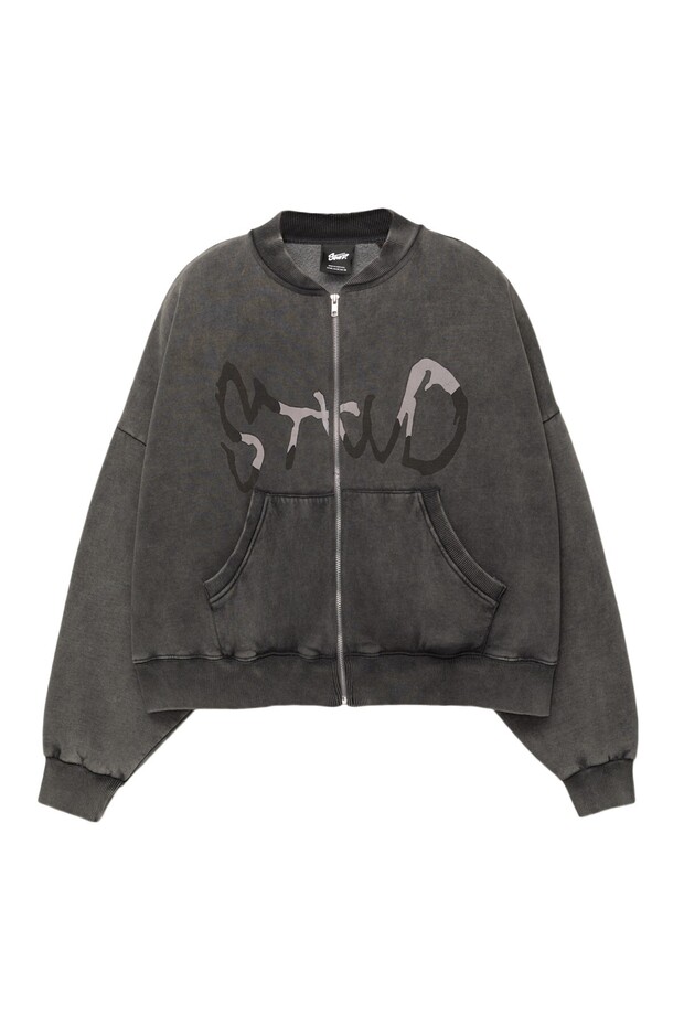 STWD boxy fit crop sweatshirt - 3