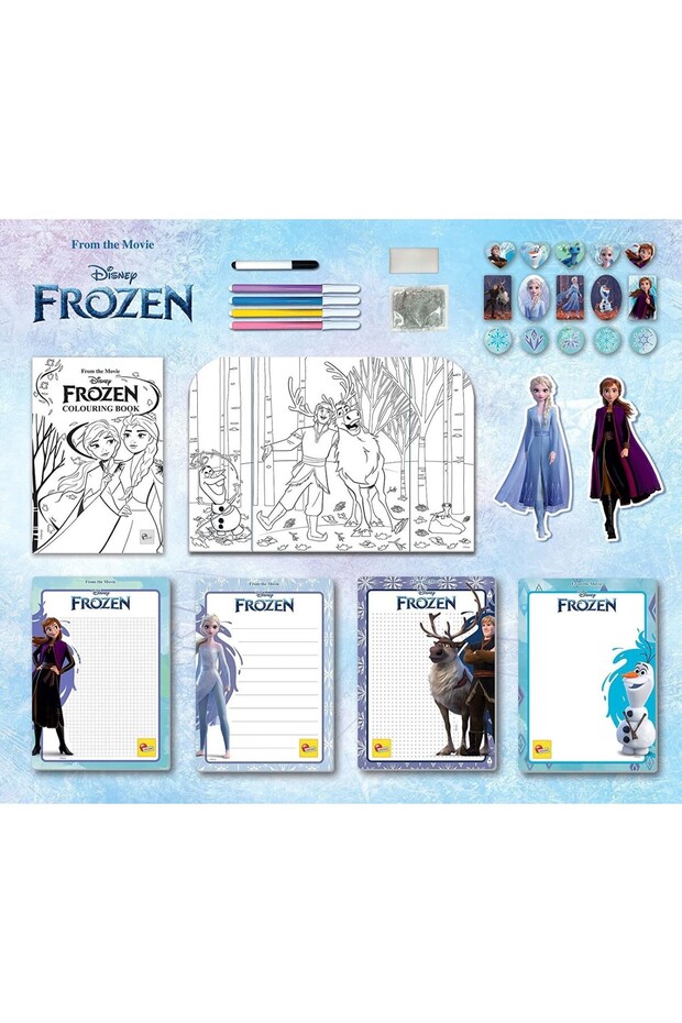 Lisciani Frozen Backpack Coloring And Drawing Kit 92925 - 2