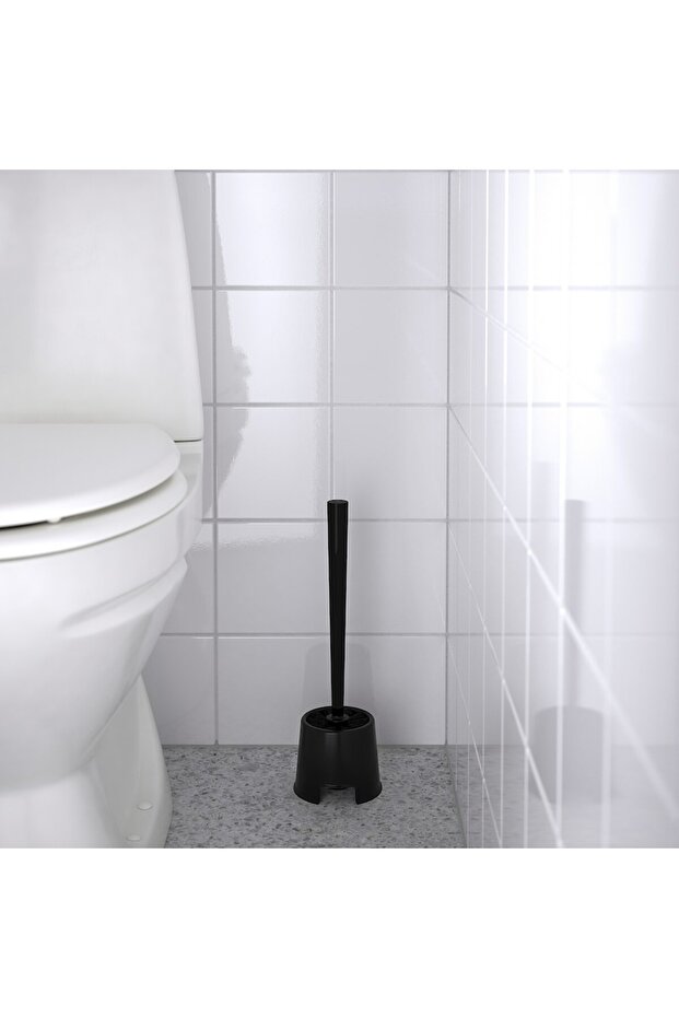 فرشاة المرحاض السوداء بولمن - 90574433