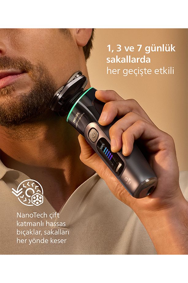 XP9402/31 SkinIQ Pro i9000 Prestige Ultra Islak ve Kuru Elektrikli Tıraş Makinesi - 7