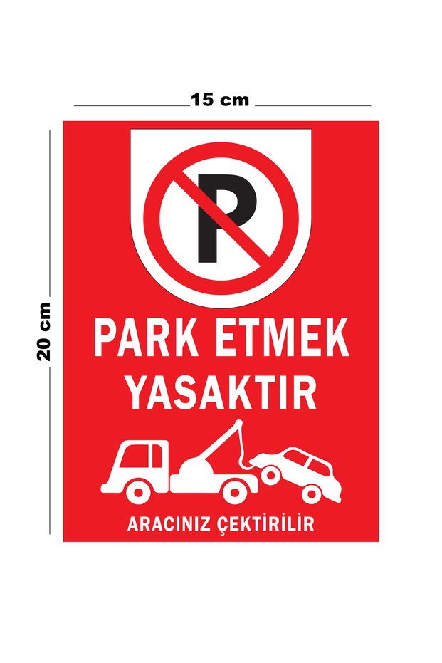 Metal Parking Prohibited Your Vehicle Towed 15cm X 20cm Warning Sign Directional Sign