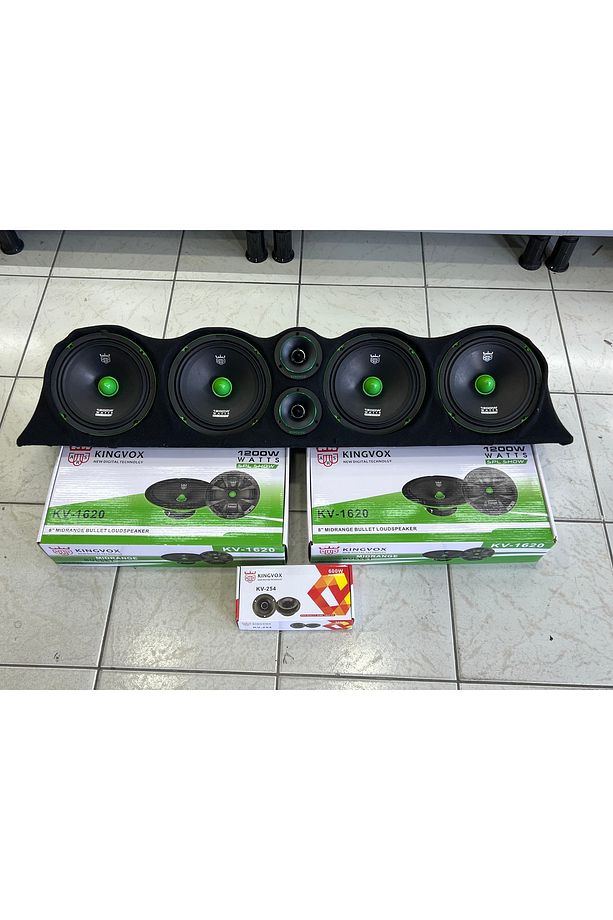 KINGVOX 20 CM MİDRANGE PANDİZOT TWEETER PAKET SET - 1