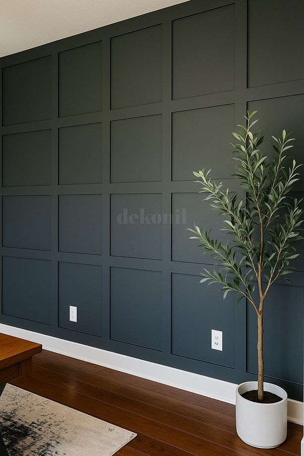 İskandinav Boyanabilir Mdf Duvar Çıtası Mdf 8*100 Cm (3 ADET) - 6