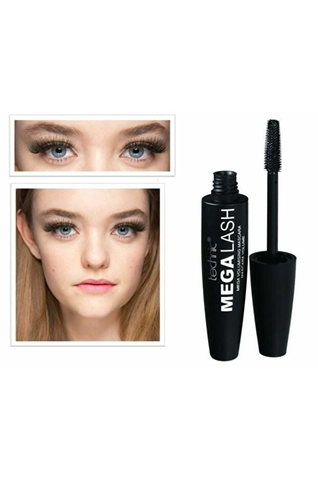 Řasenka Volum, Technic, Mega Lash, Negru, 14 ml - 1