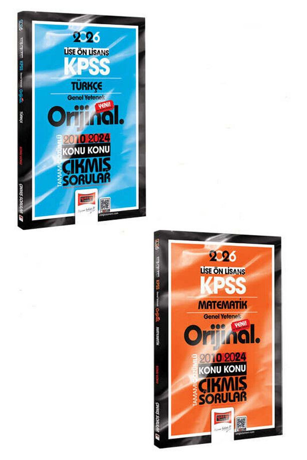2026 KPSS Lise-Önlisans Genel Yetenek Orijinal 2010-2024 Konu Konu Çıkmış Sorular Seti (2 Kitap) - 1