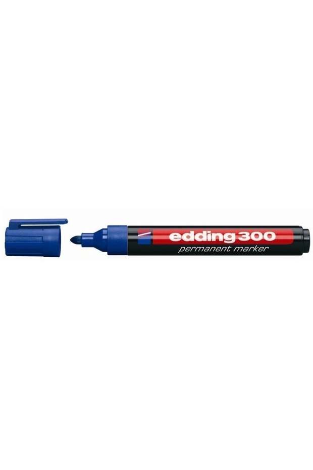 Permanent Marker Round Tip Blue Ed-300 - 2