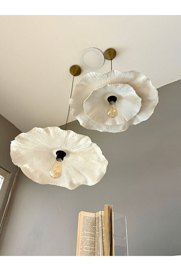 2'li Modern Avf İki Katlı Sarkıt Avize & 60 cm Avize - 4