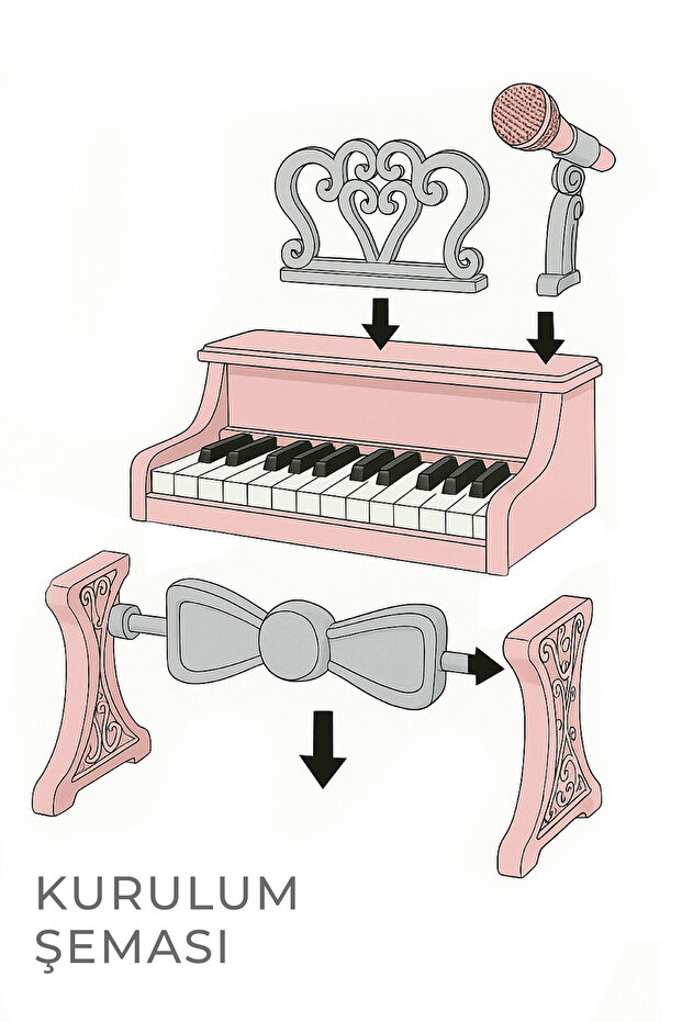 329-29Elektronik Piyano Oyuncak - 4