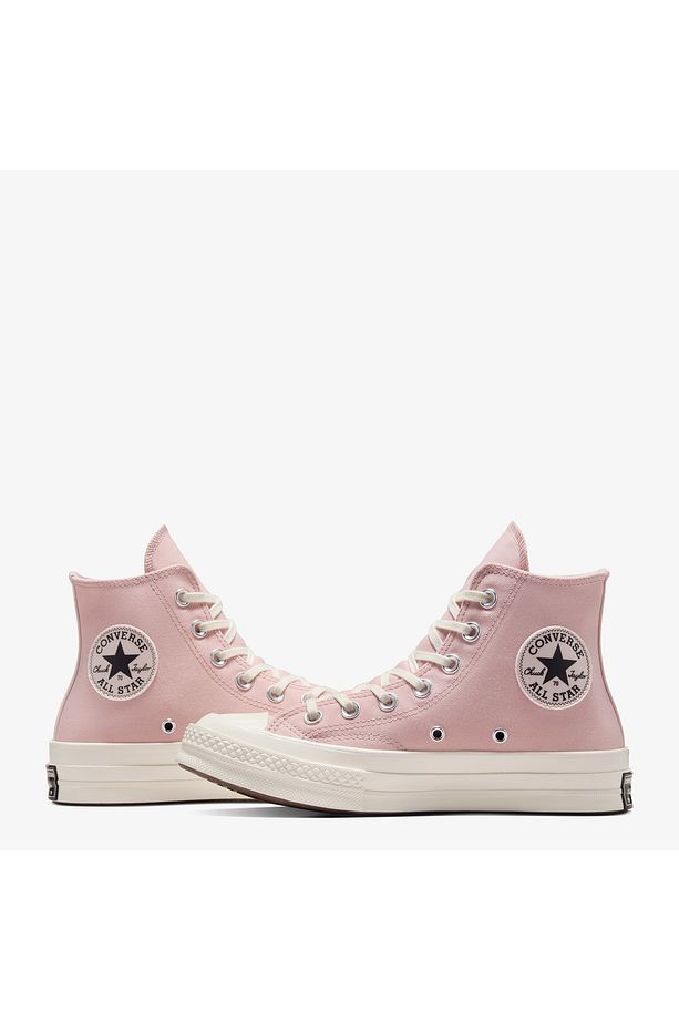 Chuck 70 Pearls & Studs High Top Unisex Pembe Sneaker - 4
