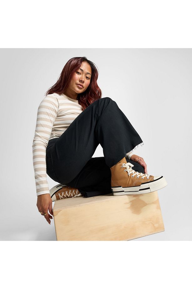 Chuck 70 Plus Unisex Kahverengi Platform Sneaker - 5