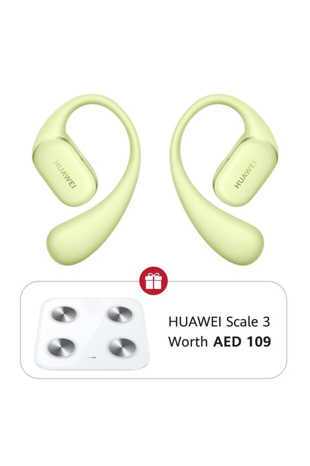 Huawei FreeArc Open-Ear Earbuds Green + Scale 3 - 1