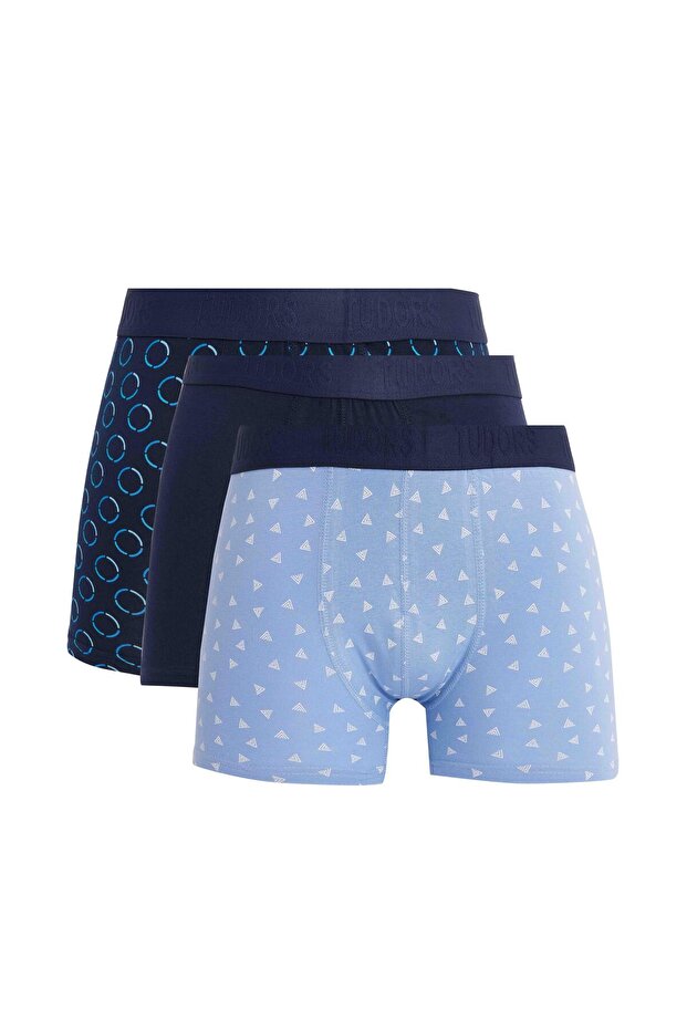 Men's 3-Piece Cotton Stretch Fabric Premium Series Flexible Fabric Boxer