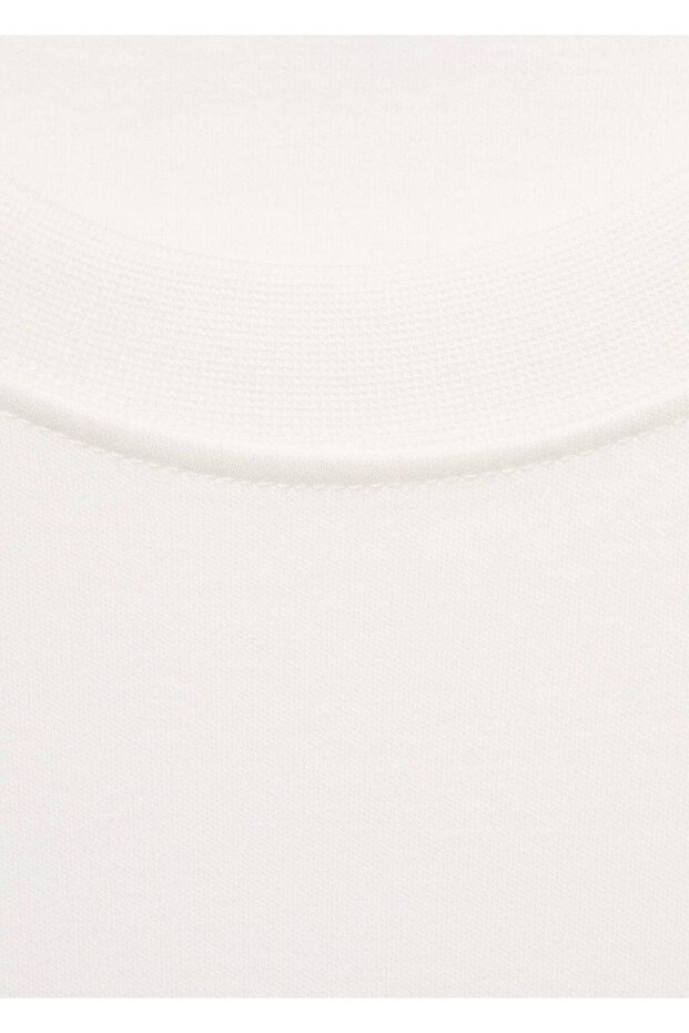 Regular kesim %100 pamuklu tişört - 6