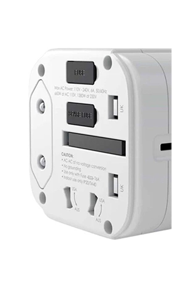 محول سفر عالمي أبيض - 2