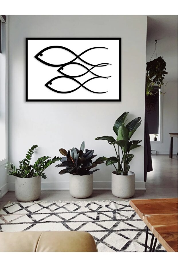 Fish Art Decorative Mdf Table