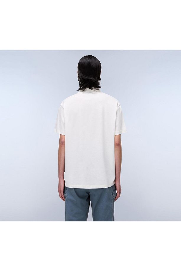 P0A4IDC2061-R Napapijri E-Sorano Ss Erkek T-Shirt Beyaz - 2